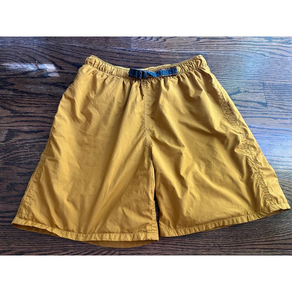 AXS Folk Technology Bots shorts Size S Mustard Yellow Nylon Trail Climbing